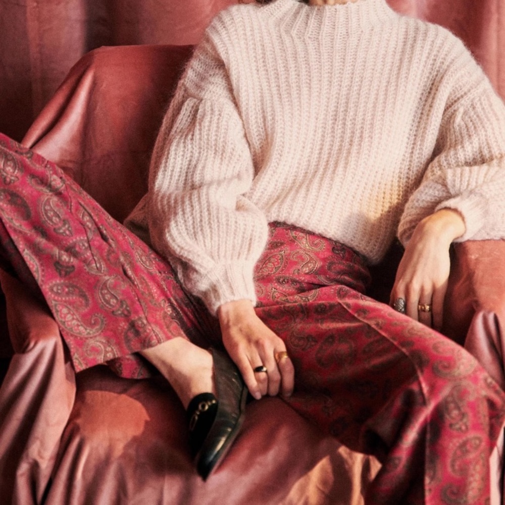 Sezane Straight Leg Trousers NWT